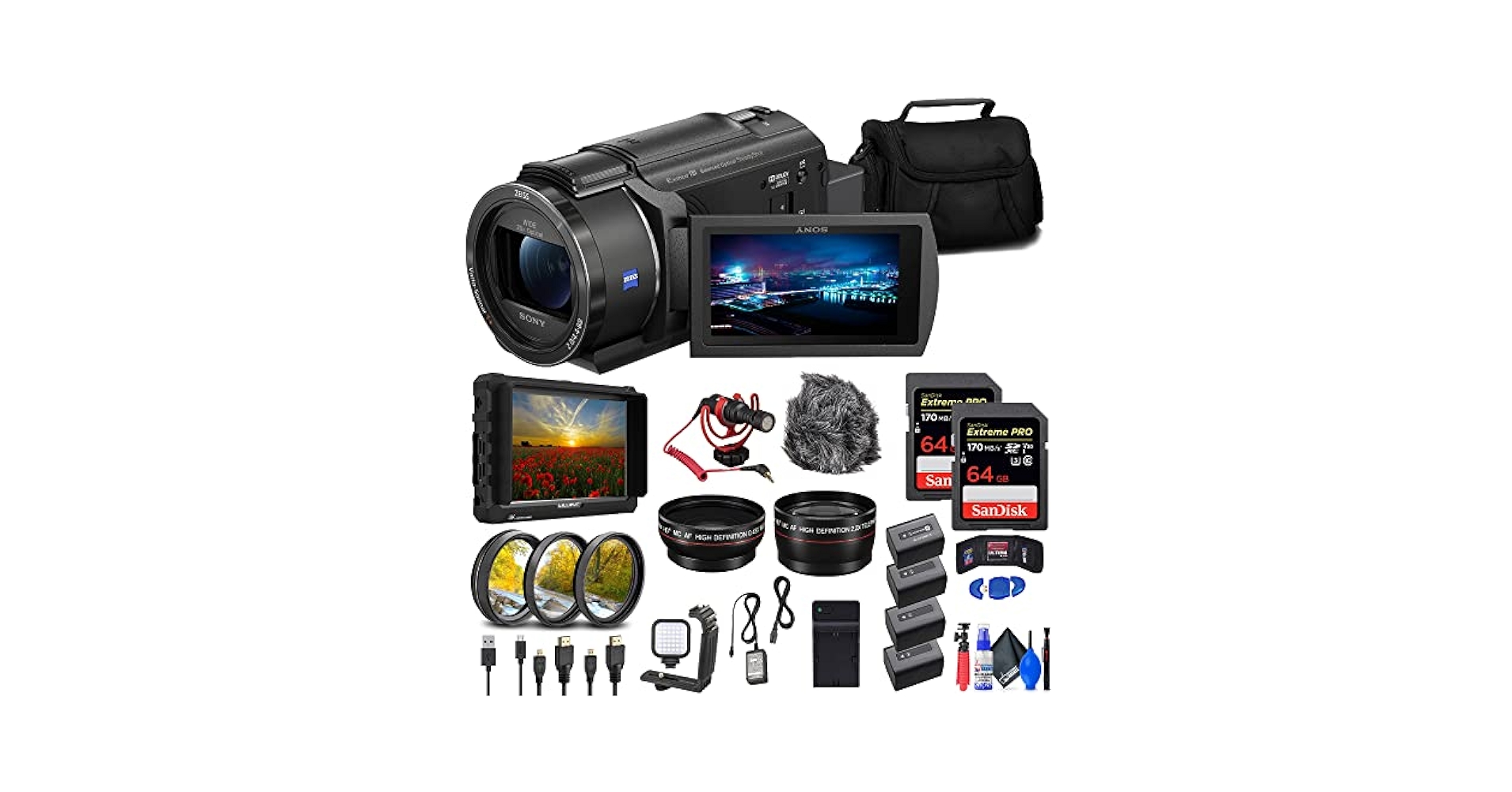 6/12限定値下げ ソニー SONY FDR-AX43 デジタル4Kビデオカメラ Amazon.com : Sony FDR-AX43 UHD 4K Handycam Camcorder